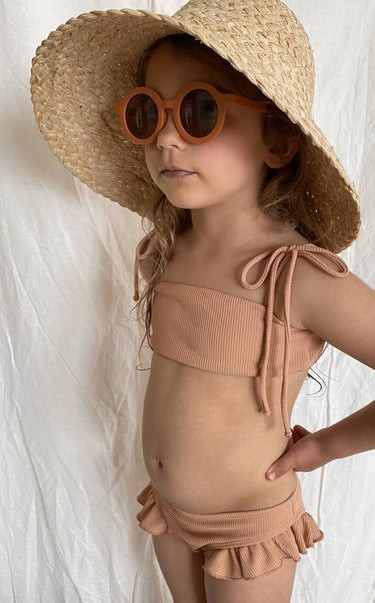 Grech & Co. Sustainable Sunglasses, Rust